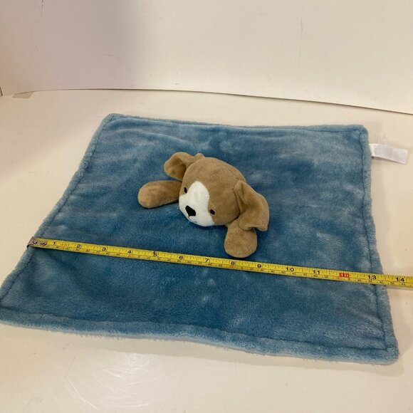 Carters Puppy Dog Lovey Blue Security Blanket Baby Stuffed Plush Animal Toy - Picture 8 of 8